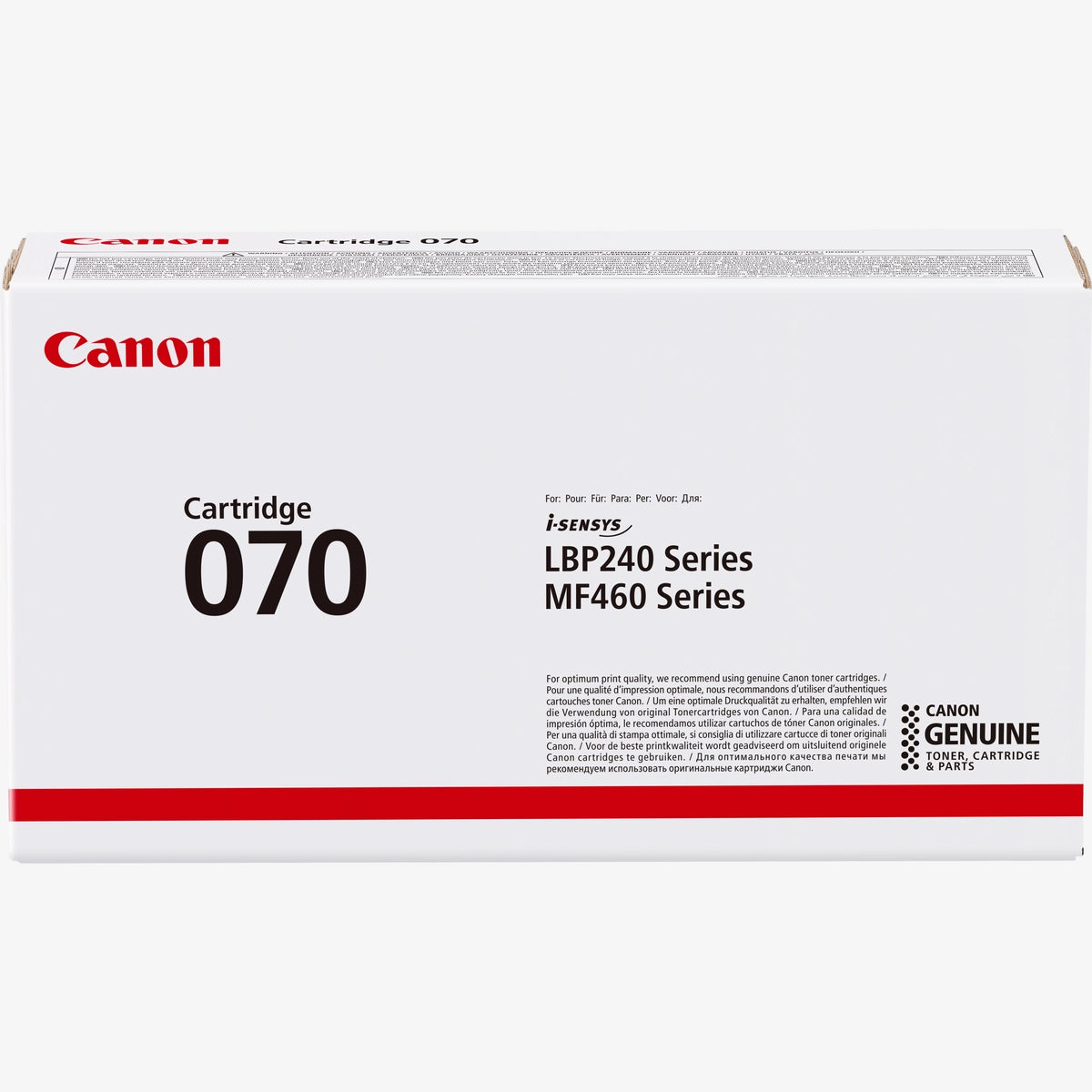 Canon 070 BK Original Black Toner Cartridge