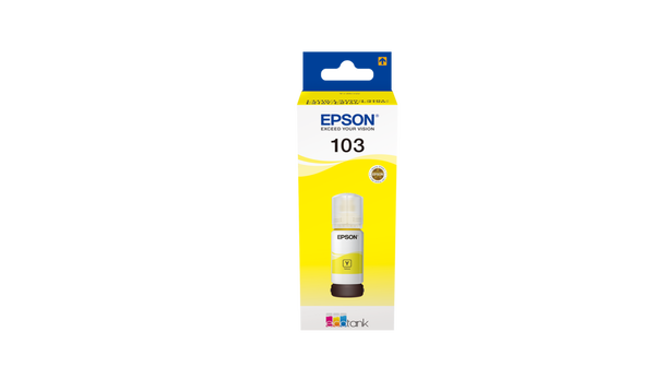 Genuine Epson 103 EcoTank Yellow Ink Bottle 65 ml - Buy online at best prices in Kenya 