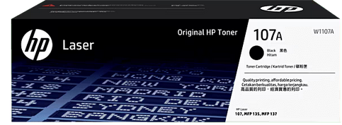 HP 107A Black Original Laser Toner Cartridge (W1107A)