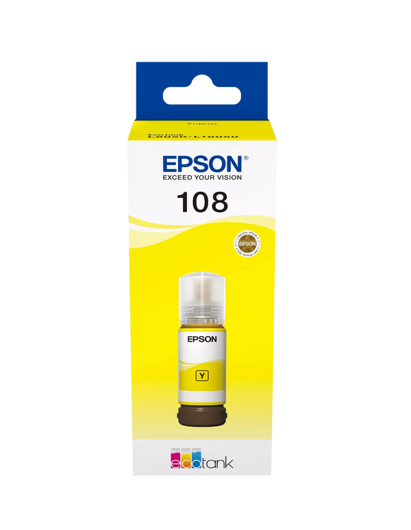 Epson Ecotank 108 Yellow Ink 70ml
