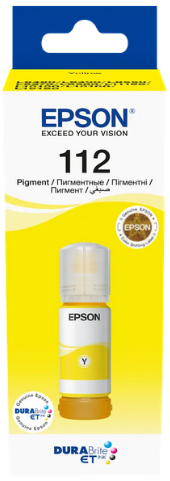 Epson 112 Yellow Pigment EcoTank Ink