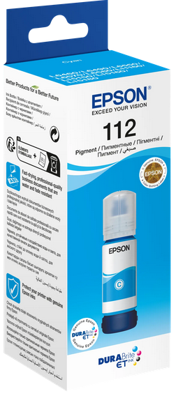 Epson 112 EcoTank Pigment Cyan Ink