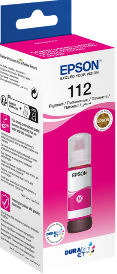 Epson 112 Magenta Pigment EcoTank Ink