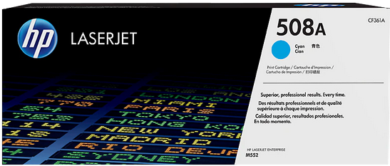 HP 508A Cyan Original LaserJet Toner Cartridge (CF361A)