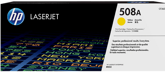 HP 508A Yellow Original LaserJet Toner Cartridge (CF362A)