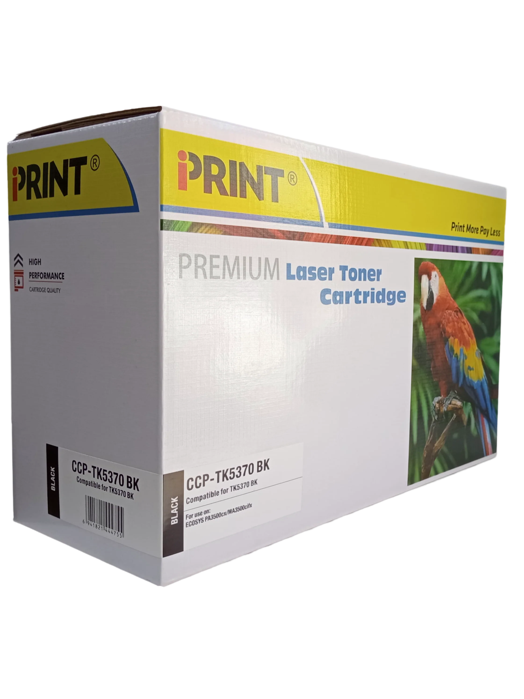 IPRINT TK5370 Black toner cartridge box, compatible with Kyocera MA3500ci for high-quality printouts.