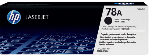 HP 78A Black Original LaserJet Toner Cartridge (CE278A)