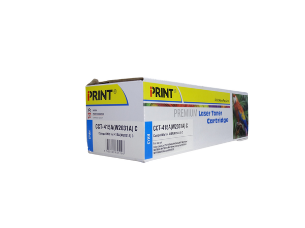 HP 415A (W2031A) Cyan Toner Cartridge -Compatible