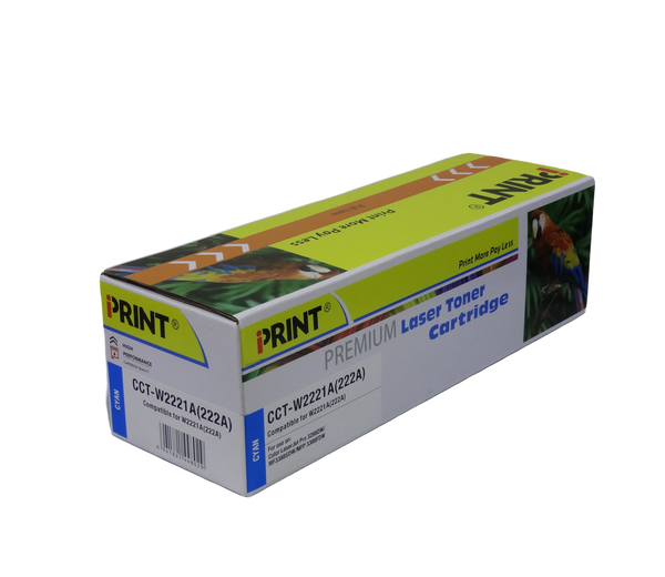 HP 222A Cyan (W2221A) Iprint Compatible Laser Toner Cartridge