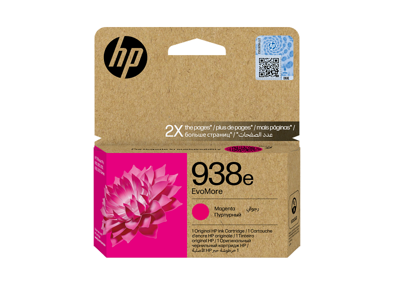 HP 938e EvoMore Magenta Original Ink Cartridge