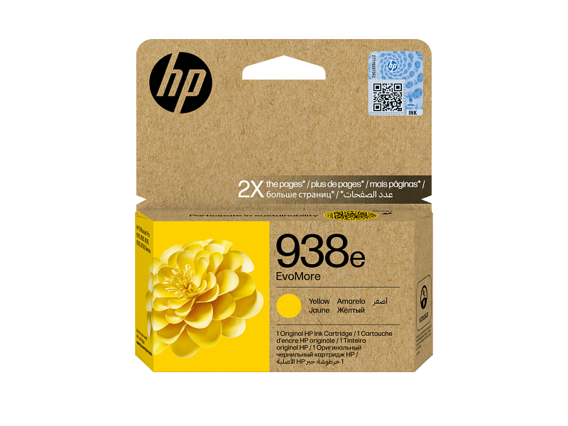 HP 938e EvoMore Yellow Original Ink Cartridge