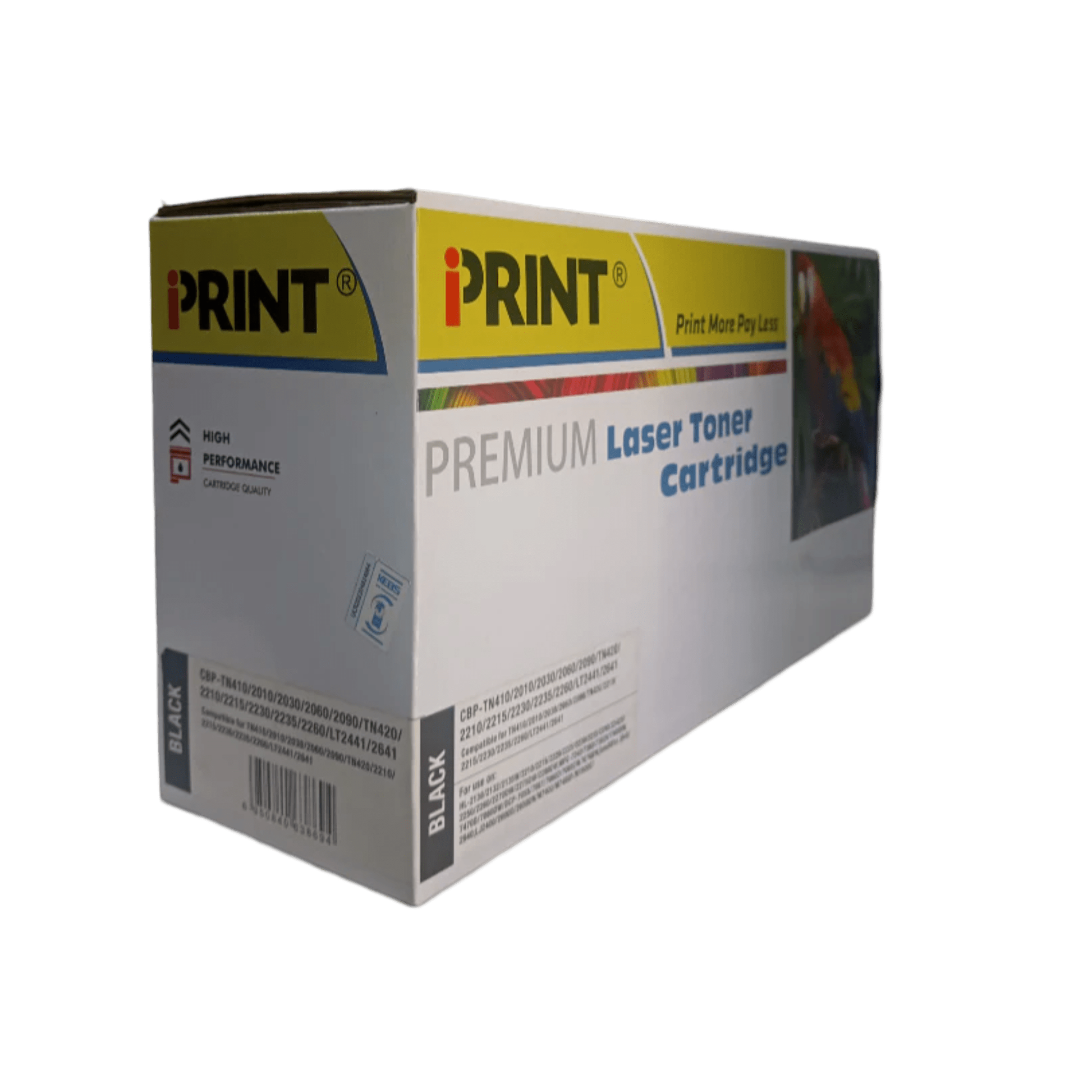 iPRINT premium black laser toner cartridge packaging suitable for Brother printers.