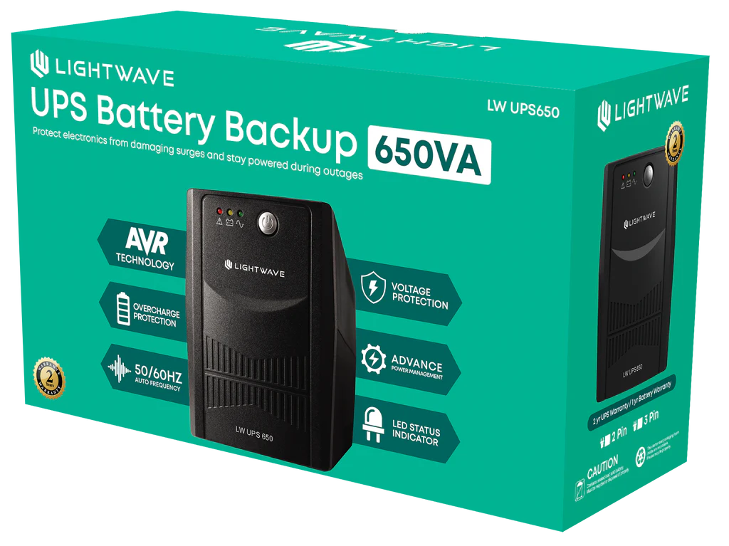 LightWave LW-UPS-650 3P Offline UPS