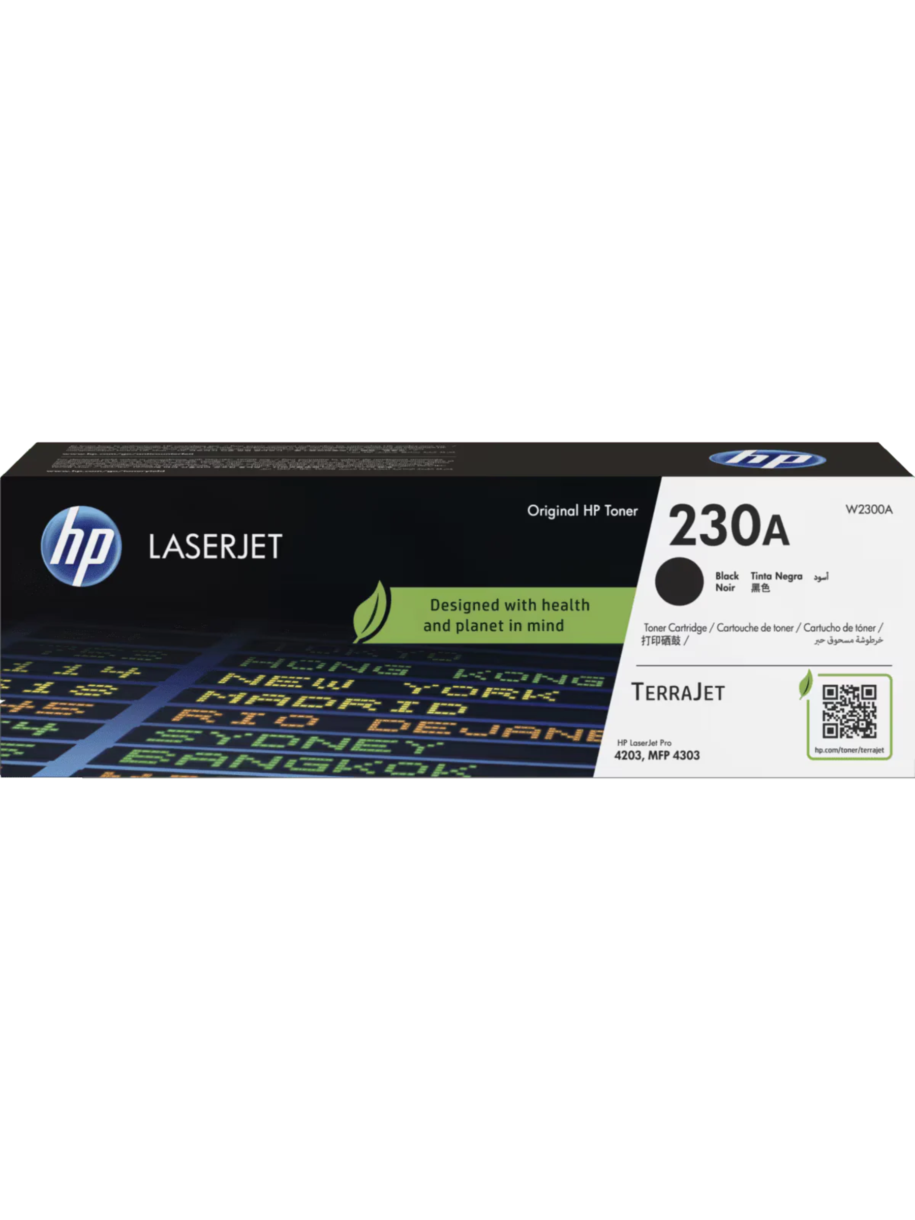 HP 230A Black Original LaserJet Toner Cartridge (W2300A)