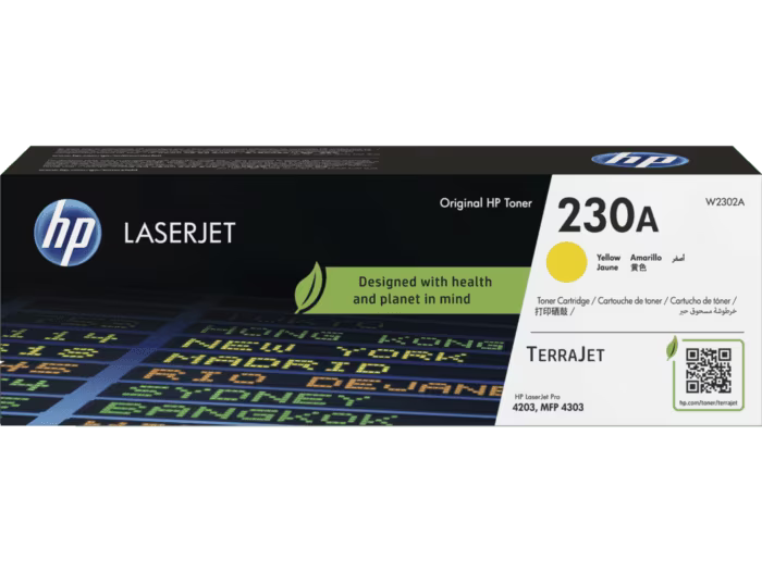 HP 230A Yellow Original LaserJet Toner Cartridge (W2302A)