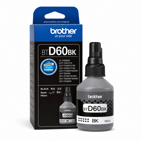 Brother D60BK Black Ink Cartridge - Innovative Computers Limited