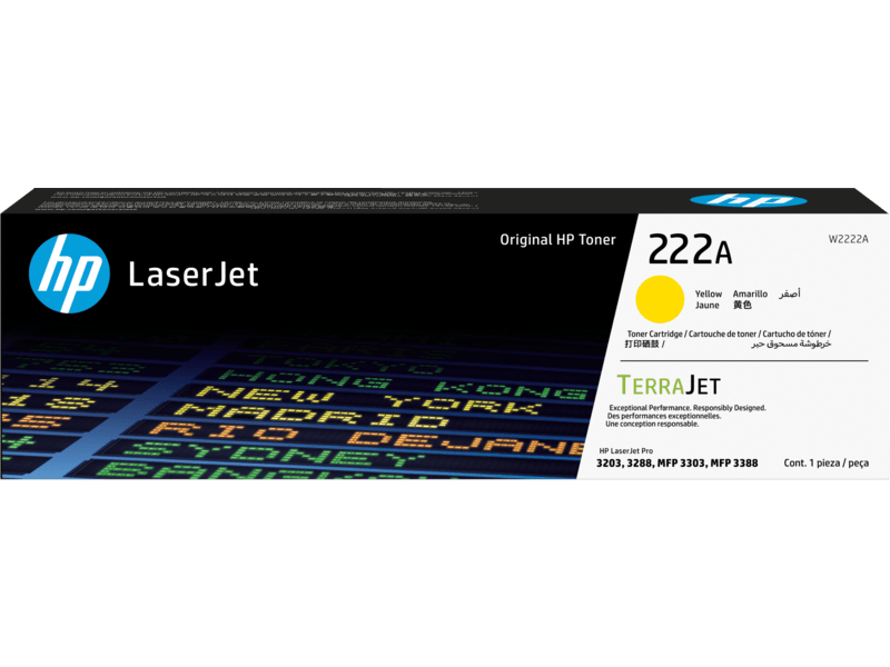 HP 222A Yellow LaserJet Toner Cartridge (W2222A) - Innovative Computers Limited