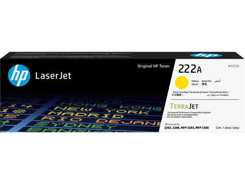 HP 222A Yellow LaserJet Toner Cartridge (W2222A) - Innovative Computers Limited