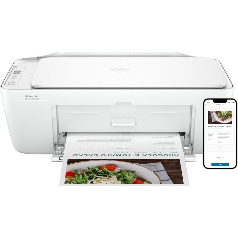 HP DeskJet 2876 Wireless All in One Color Printer (6W7E6C) - Innovative Computers Limited