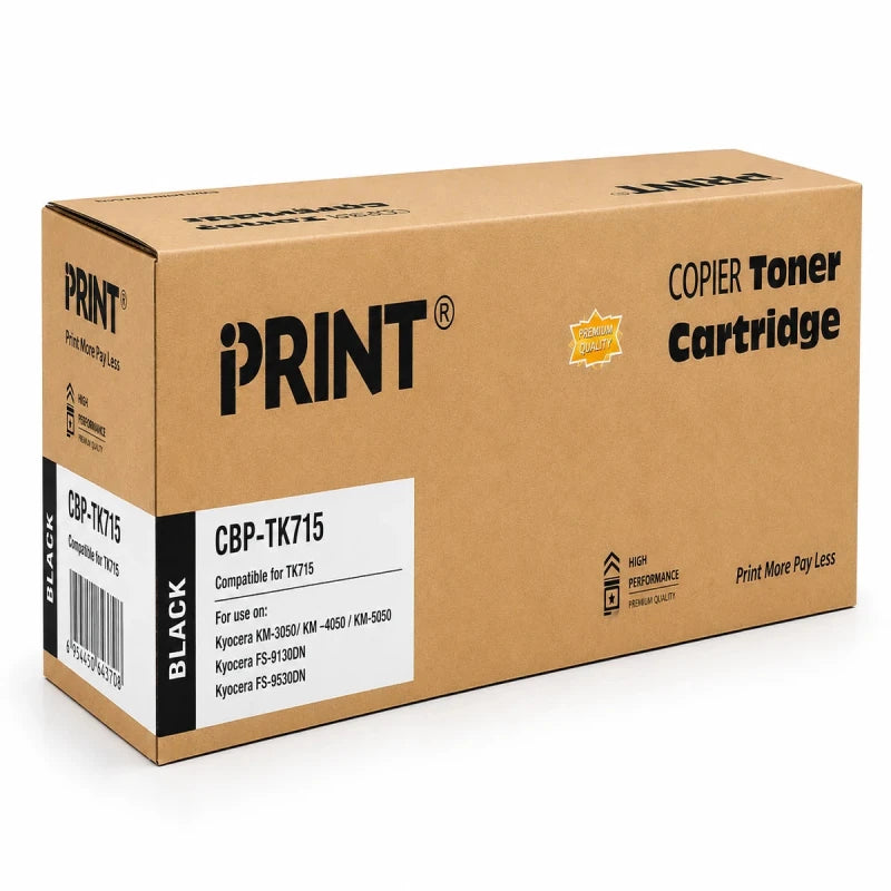 KYOCERA TK715 Black Toner -Compatible - Innovative Computers Limited
