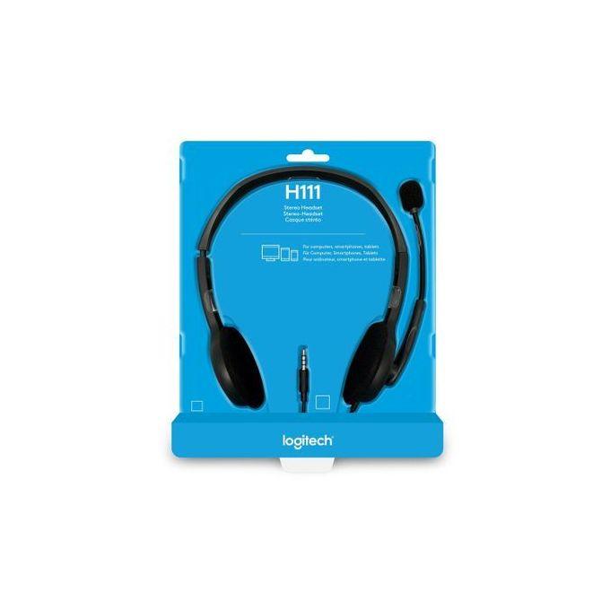 Logitech H111 Stereo Headset - 981-000612 - Innovative Computers Limited