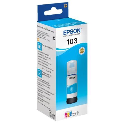 Genuine Epson 103 EcoTank Cyan Ink Bottle 65 ml - Innovative Computers Limited