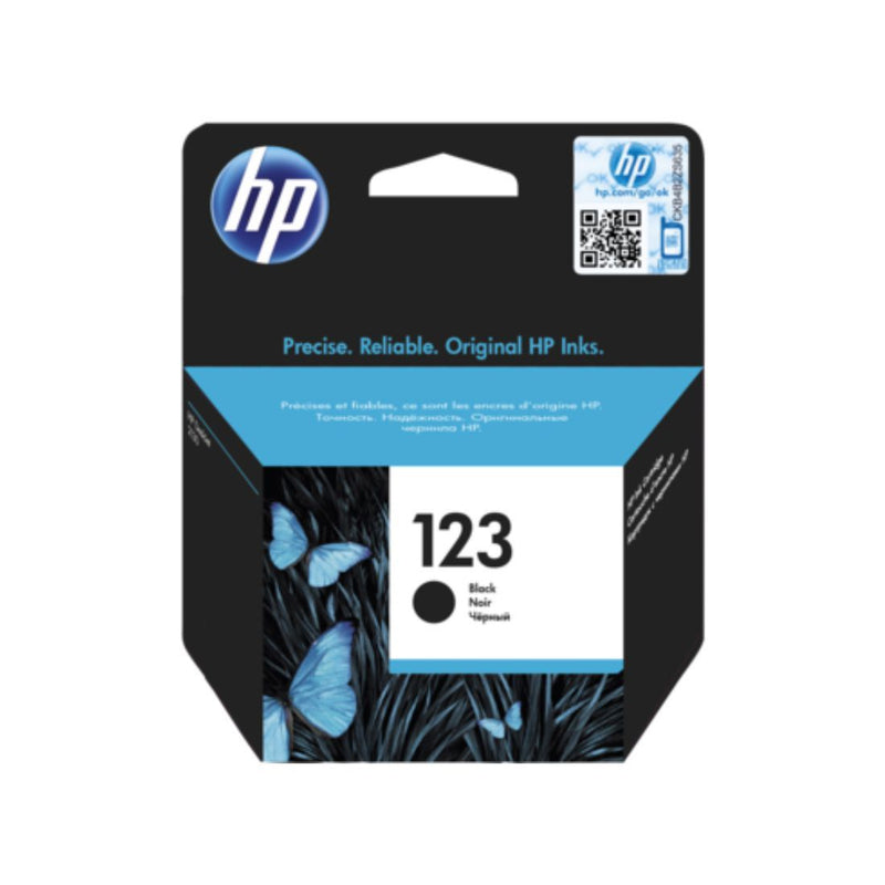Genuine Black HP 123 Ink Cartridge (F6V17AE) - Innovative Computers Limited