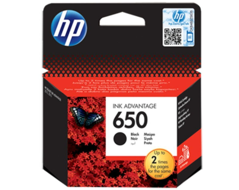 Genuine Black HP 650 Ink Advantage  Cartridge (CZ101AE) - Innovative Computers Limited