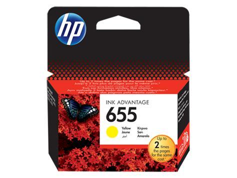 Genuine Yellow HP 655 Ink Advantage Cartridge (CZ112AE) - Innovative Computers Limited
