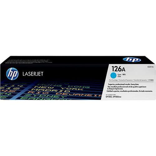 HP 126A Cyan LaserJet Toner Cartridge (CE311A) - Innovative Computers Limited