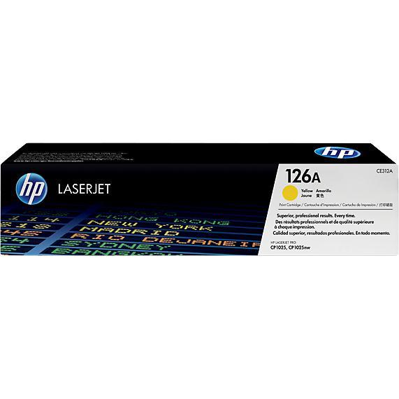 HP 126A Yellow LaserJet Toner Cartridge (CE312A) - Innovative Computers Limited