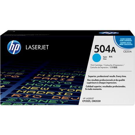 HP 504A Cyan LaserJet Toner Cartridge (CE251A) - Innovative Computers Limited