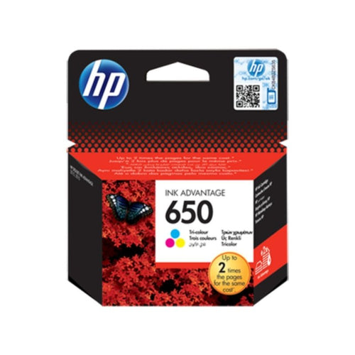 HP 650 Tri Colour Ink Advantage Cartridge ( CZ102AE) - Innovative Computers Limited