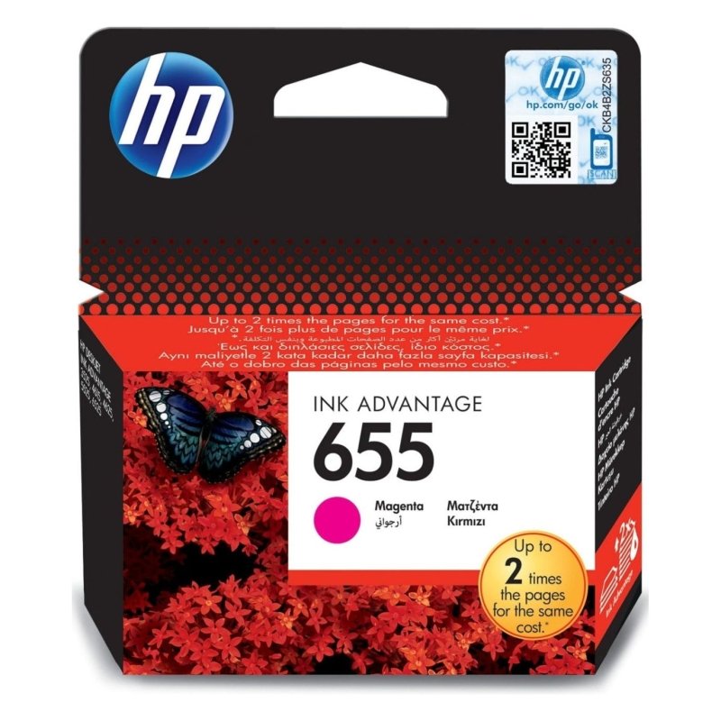 HP 655 Magenta Ink Cartridge (CZ111AE) - Innovative Computers Limited