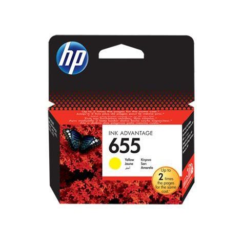 HP 655 Yellow Ink Advantage Cartridge (CZ112AE) - Innovative Computers Limited